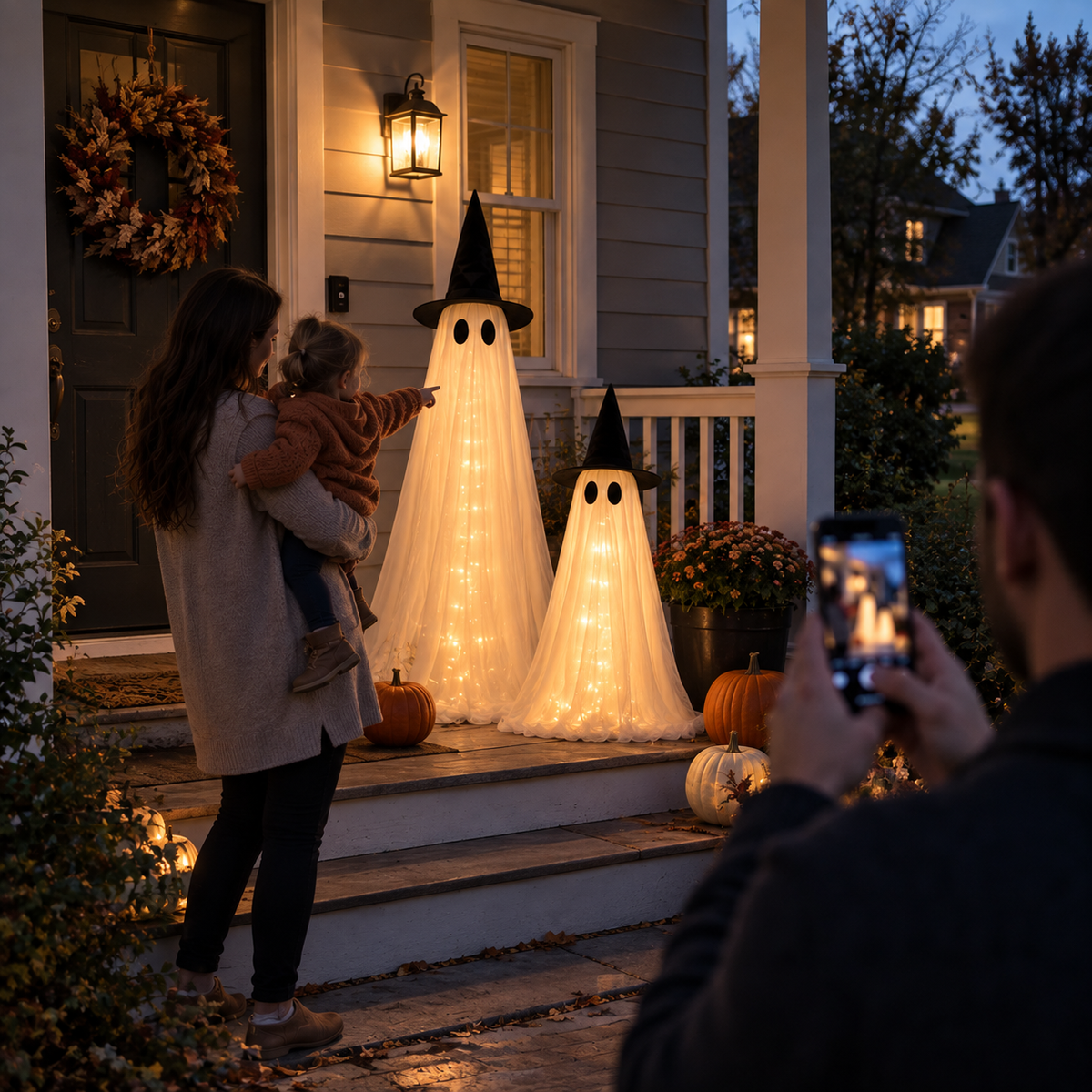 Halloween Spooky Lighted Ghost